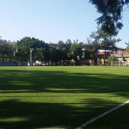 Cancha de Fut 11 del Deportivo Mixihuca