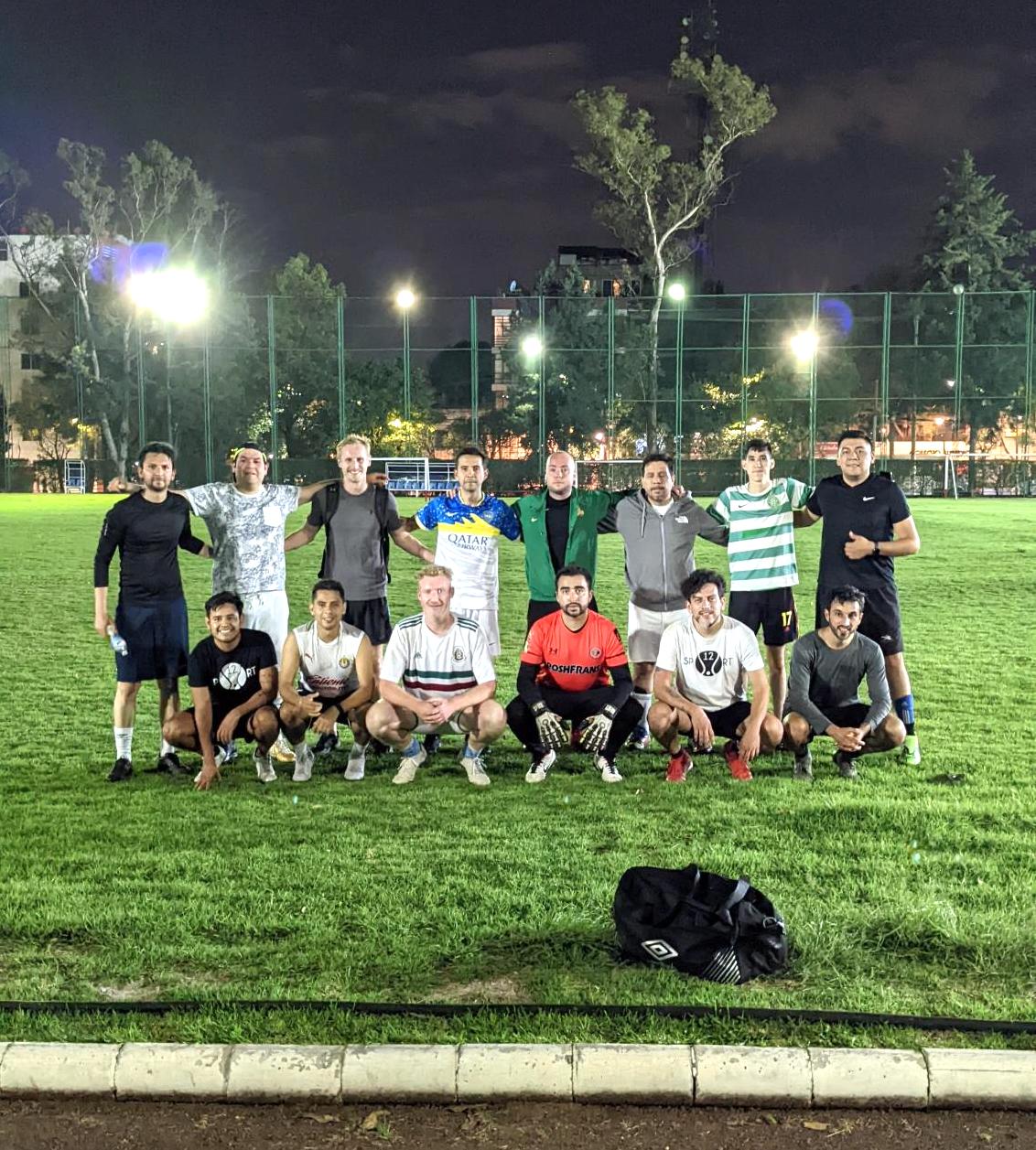 Los jugadores del Deportivo Hacienda